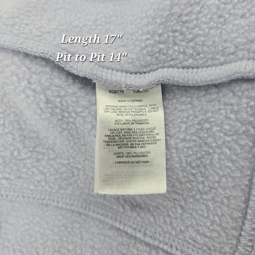 Columbia Girls XS (6/6X) Lavender Full Zip Fleece Jacket - Picture 4 of 4
